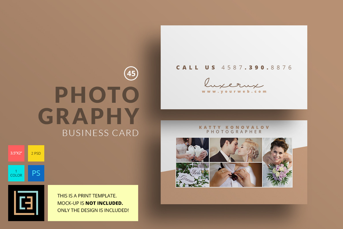 Photography - Business Card 45, a Business Card Template by Cooledition (Photo 1 of 6)