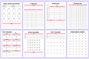 2026 Weight Loss Journal Canva Kdp, a Stationery Template by Mustafiz (Thumbnail 7 of 8)