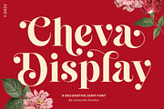 Cheva Display Serif Font, a Sans Serif Font by Letteralle Studios (Thumbnail 1 of 9)