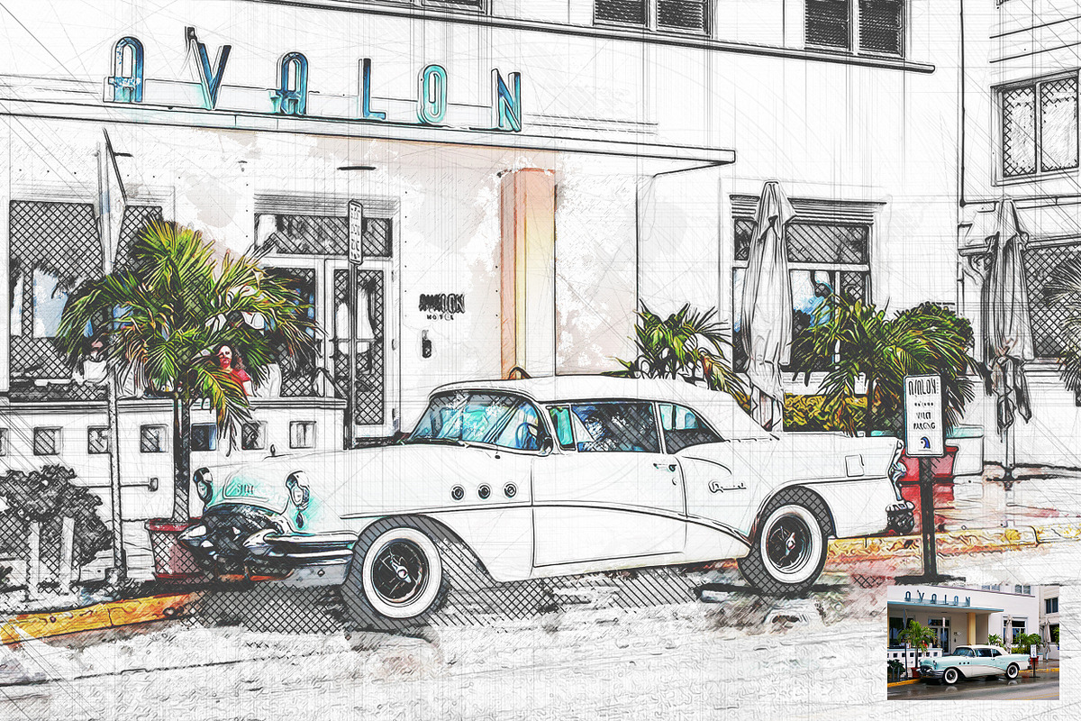 Architexign - Modern Sketch Art, an Action Add-On by A R T M A R T (Photo 5 of 10)