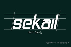 Sekail Font modern