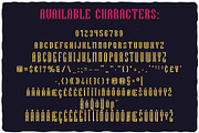 Tattoo Master label font, a Blackletter Font by VozzyStock (Thumbnail 2 of 9)