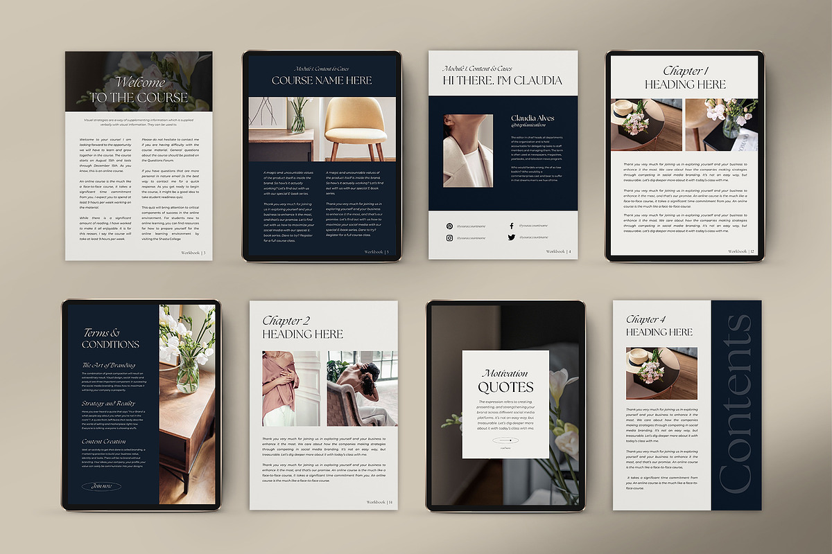 Workbook Template Canva, a Marketing Template by Instprofi | Studio Estimo (Photo 3 of 9)