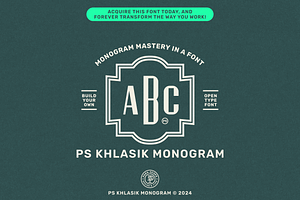 3 Letter Monogram Maker - PS Khlasik