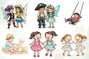 Hand-drawn Children Sublimation, an Illustration by CreationArt (Thumbnail 3 of 6)