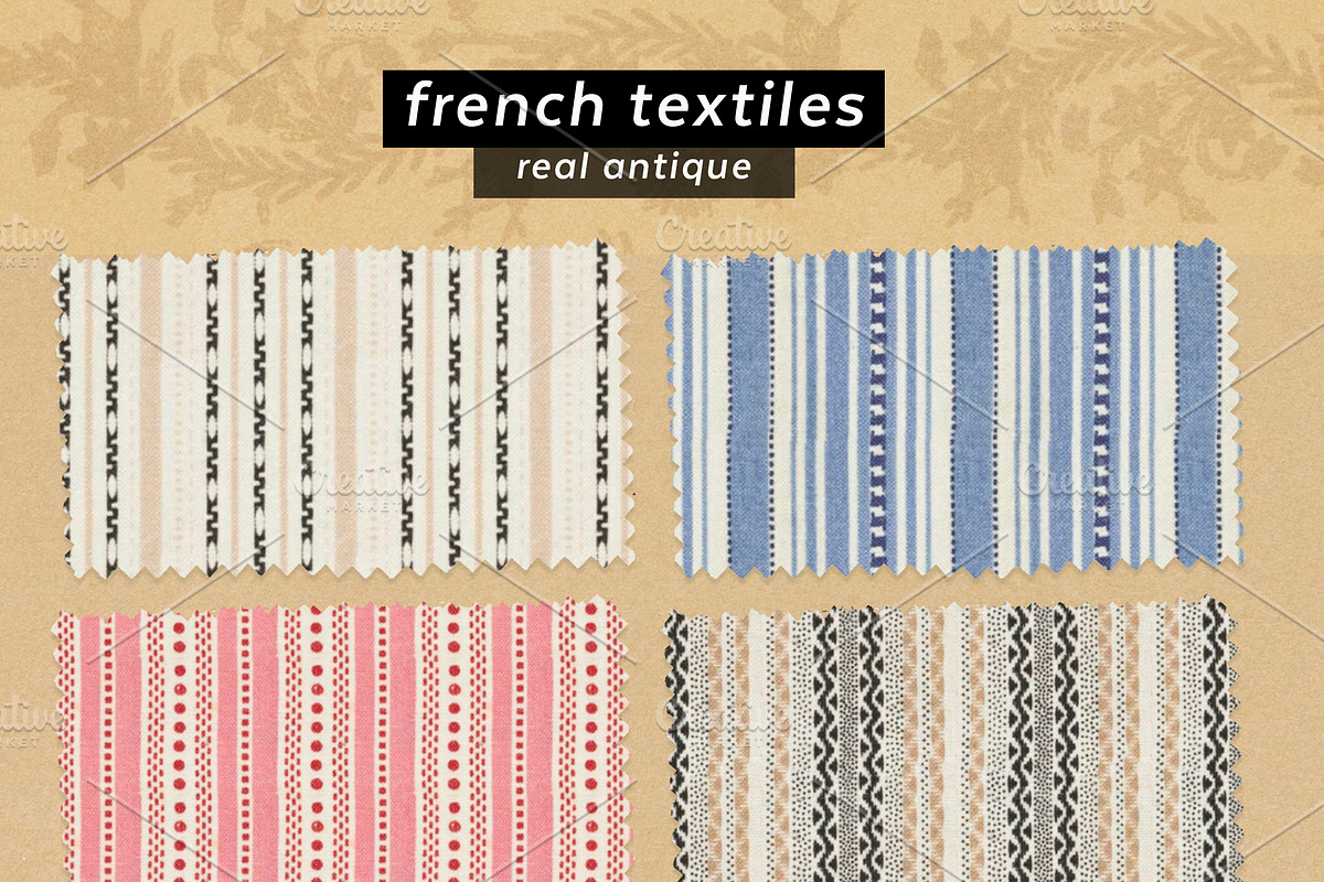 洋書　FRENCH TEXTILES Book of French Textile Samples (1863) — The Public Domain Review