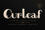 Curleaf – Artistic Display Typeface, a Serif Font by Wow Magic (Thumbnail 1 of 2)
