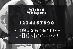 Wicked Whispers - 1930s Typeface