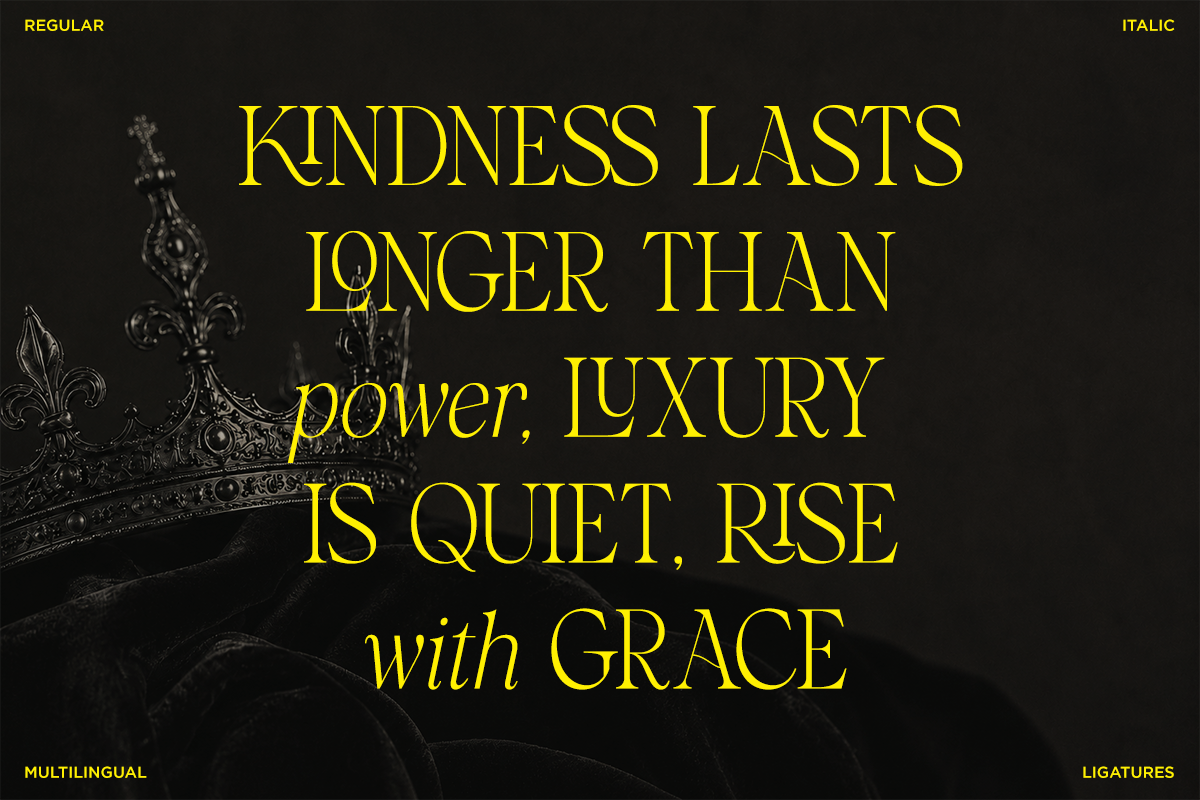 Crown Monarch - Stylish Elegant Font, a Serif Font by Say Studio (Photo 5 of 10)