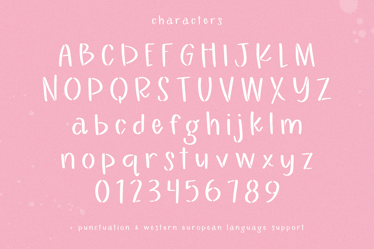 Bumblewood Stencil Font, a Handwritten Font by Beck McCormick (Photo 10 of 10)
