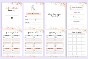 Wedding Planner Canva Template