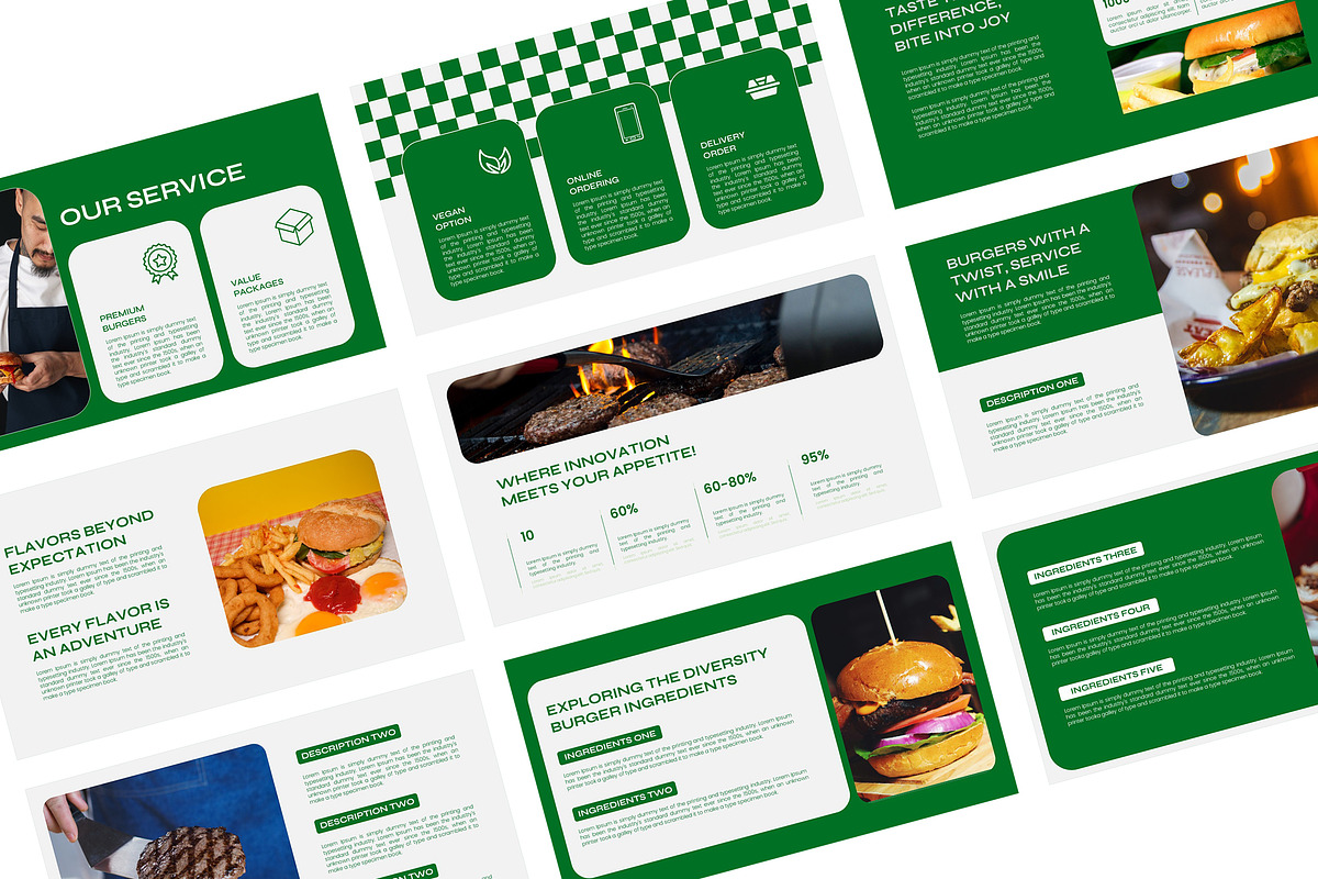 Burgerama - Google Slide Template, a Presentation Template by casanovastudio (Photo 5 of 6)