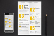 Jesse Resume Template, a Resume Template by Nina Shaw (Thumbnail 1 of 10)