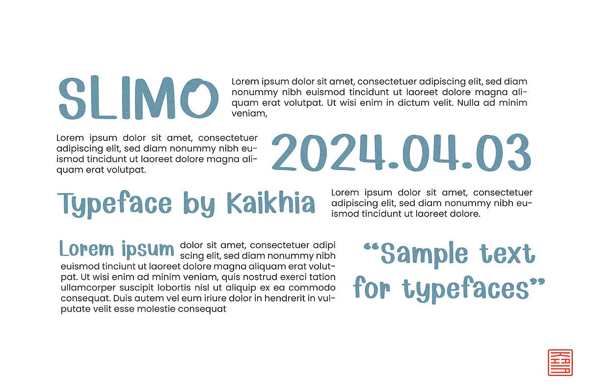 Slimo, Handwritten Font., a Handwritten Font by Kaikhia (Photo 5 of 8)