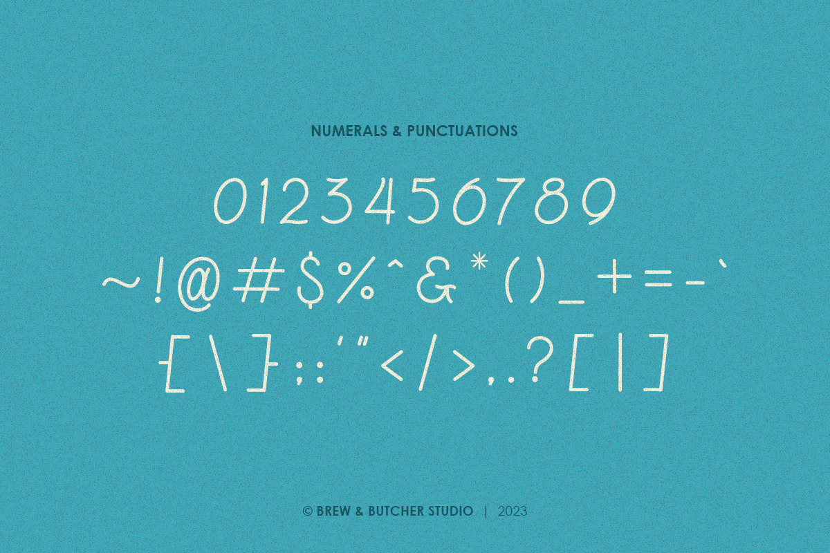 Endago | Monoline Typeface, a Handwritten Font by Brew & Butcher Studio (Photo 3 of 8)