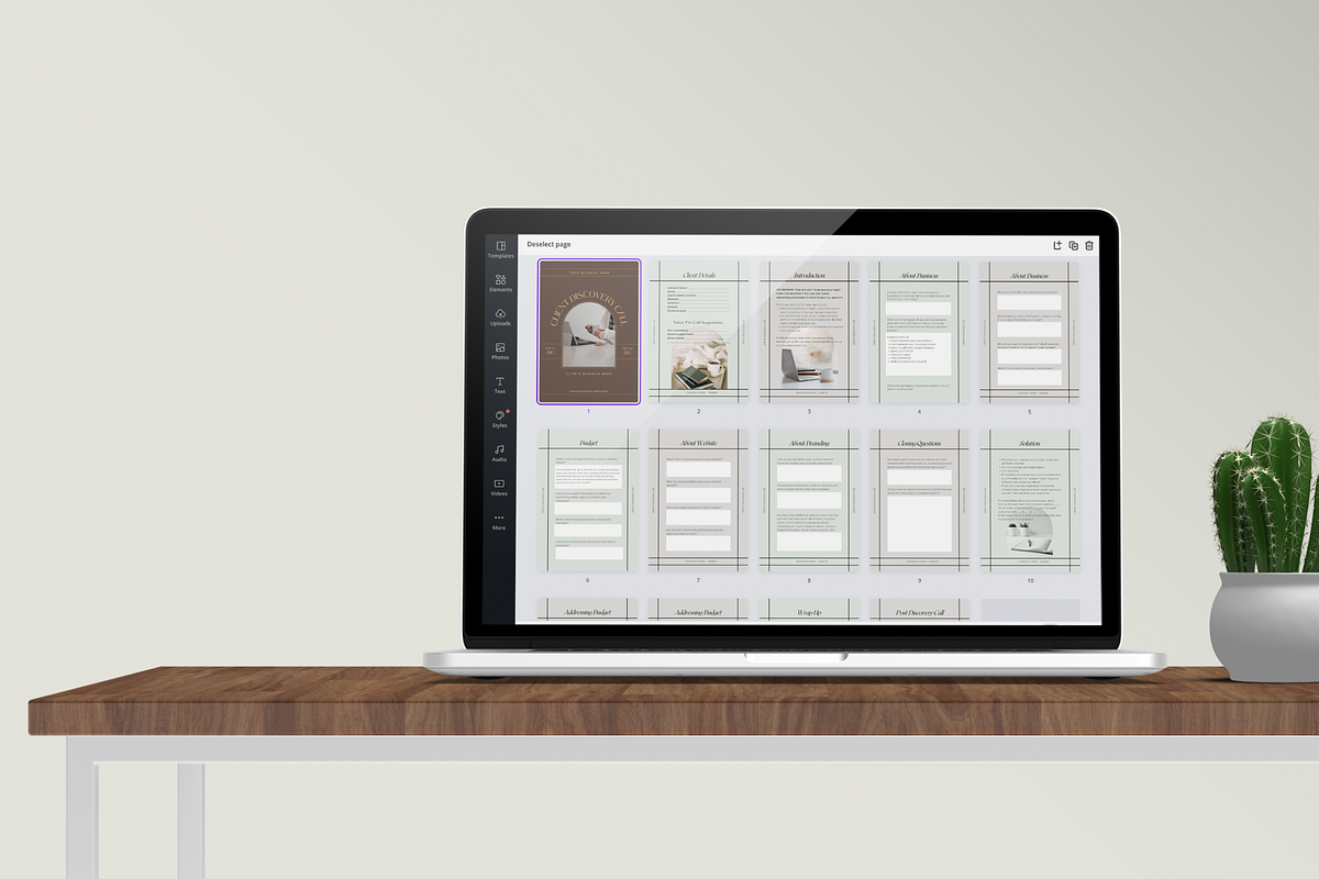 Client Discovery Call Script, a Presentation Template by Starline Creative (Photo 2 of 5)