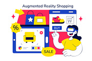10 Augmented Reality Shopping, a Technology Illustration by denayunebgt (Thumbnail 4 of 4)