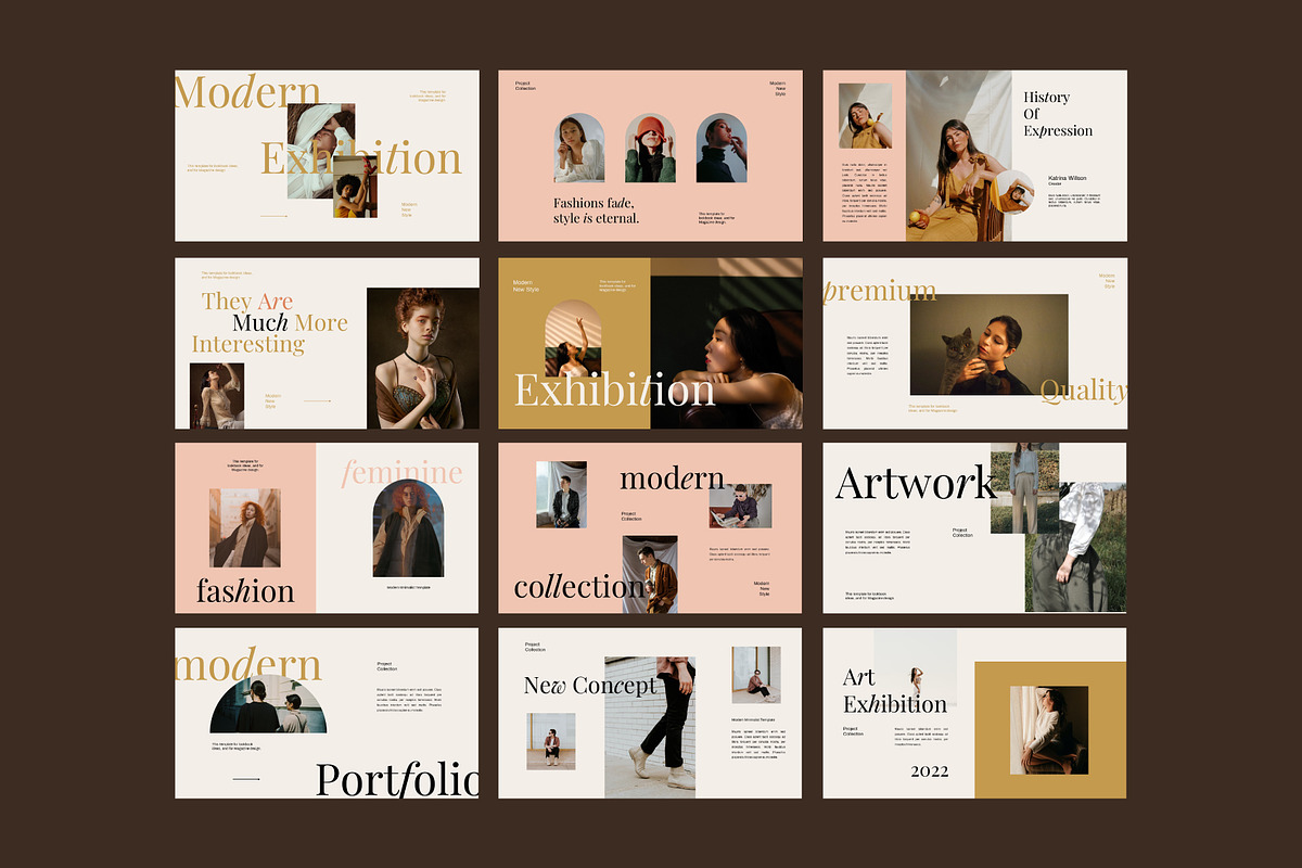 Exhibition Powerpoint Template, a Presentation Template by Rocket Template