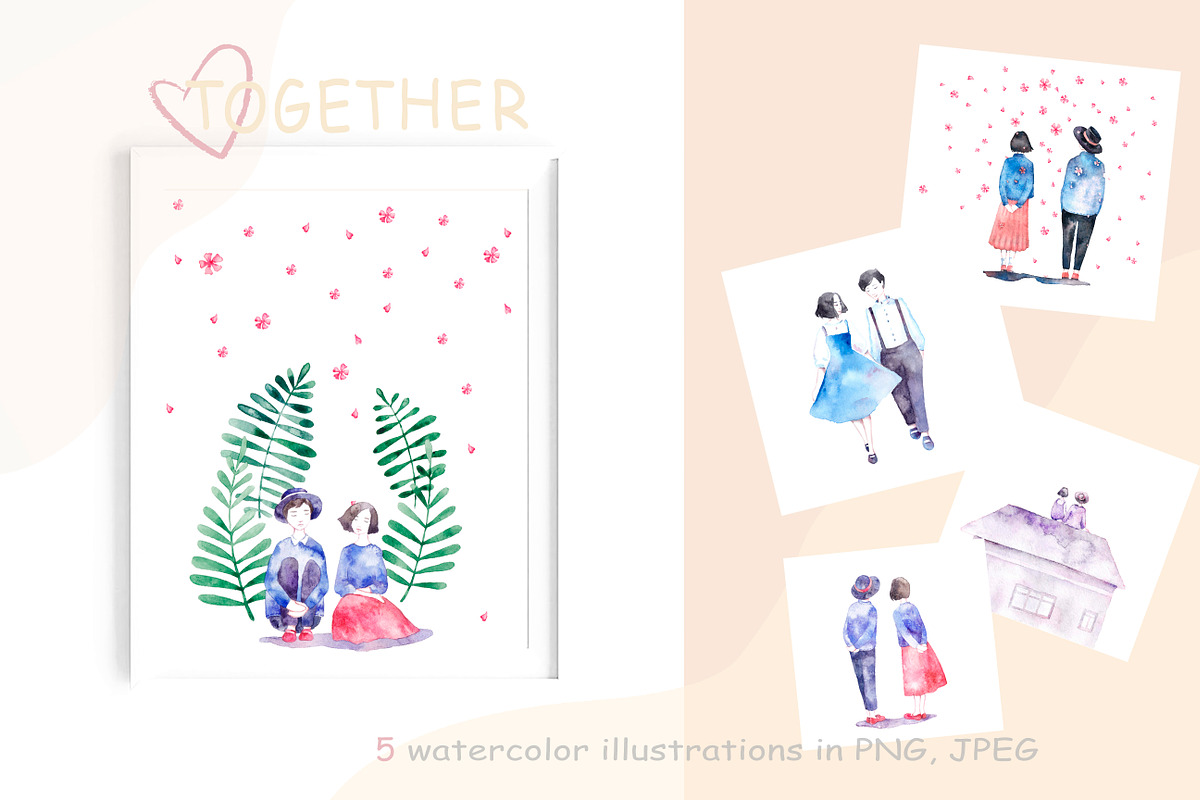 All Together, a Decorative Illustration by Knysh Ksenya (Photo 4 of 7)