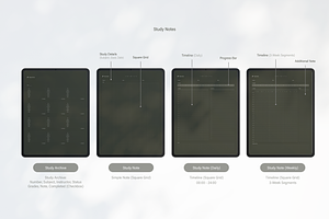 Digital Planner 2024 Dark Green