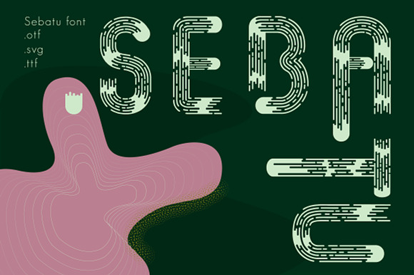 Sebatu modern font preview 8