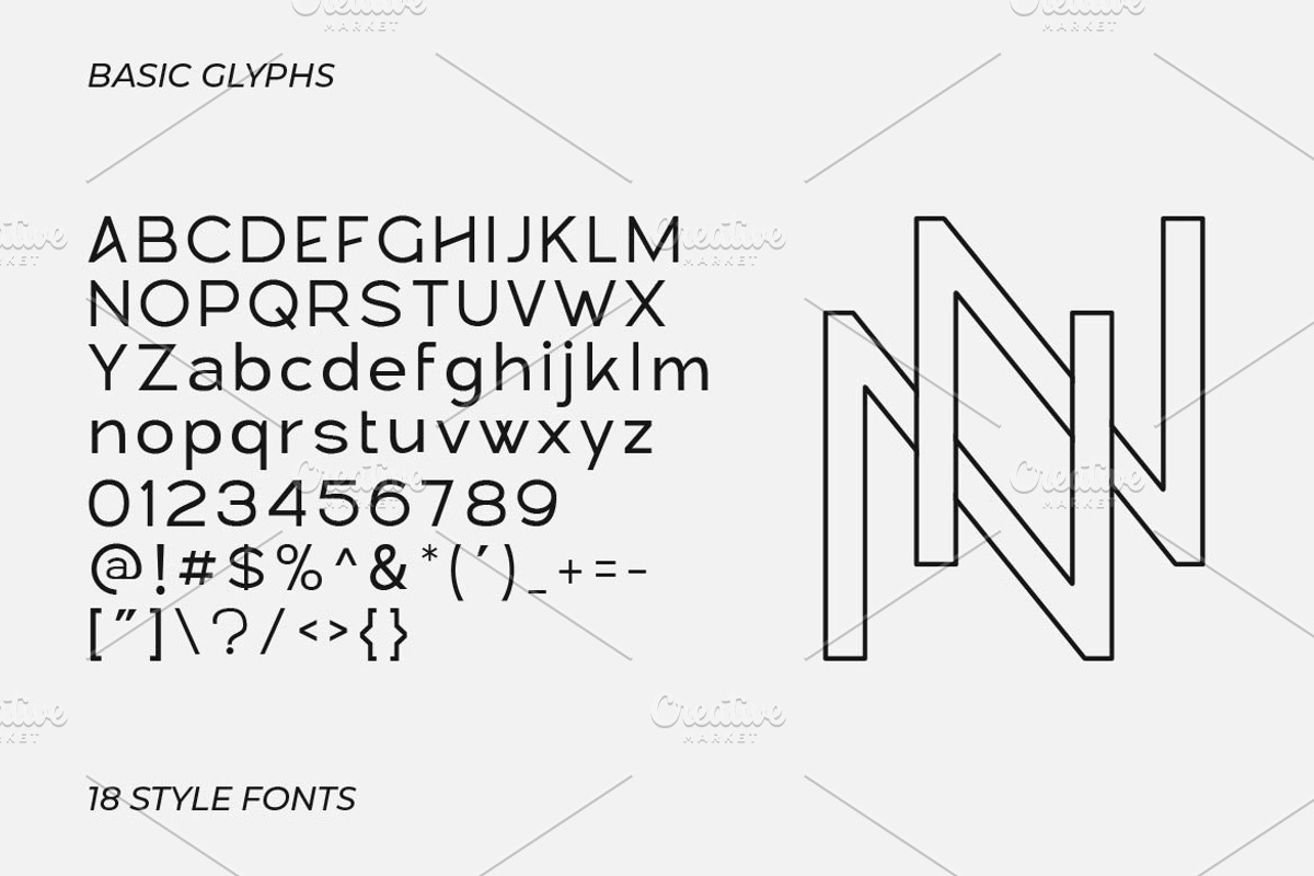 Darky Modern Elegant Font Family, a Sans Serif Font by Artiveko (Photo 7 of 8)