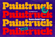 Paintruck - Retro Bold Type, a Serif Font by ikiiko (Thumbnail 1 of 7)