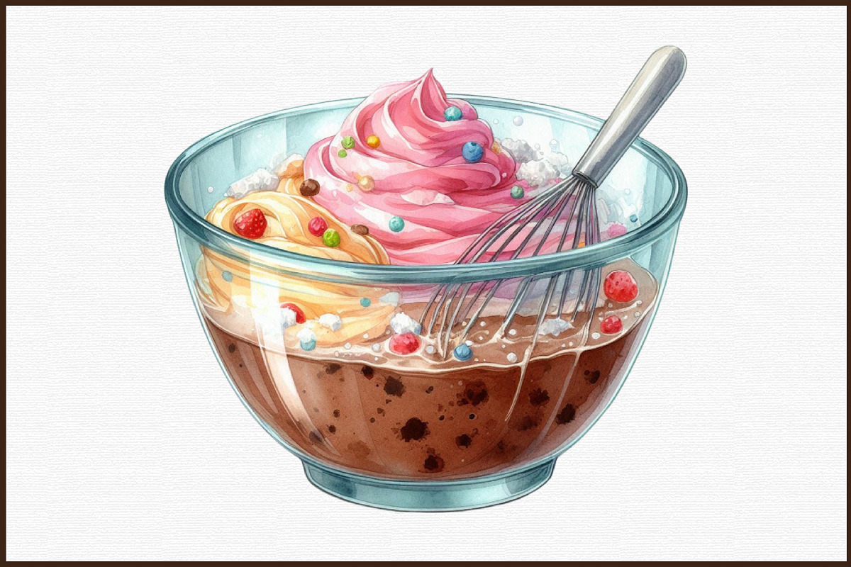 Baking Supplies Clipart Set Watercol, an Illustration by Sublimation Artist (Photo 3 of 6)