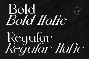 Beaut Modern Serif Font Family