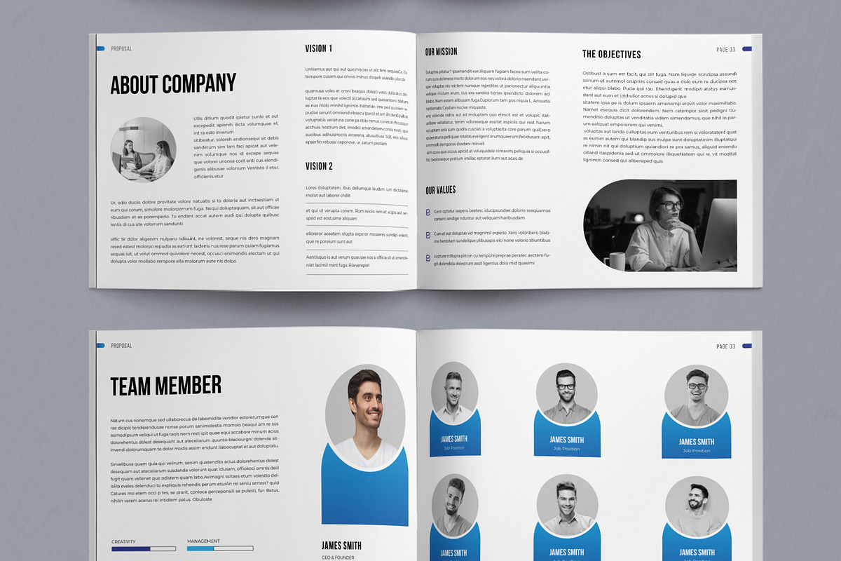 Brand Proposal Layout Landscape, a Brochure Template by ContestDesign (Photo 3 of 5)