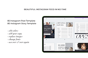 Salon Instagram Templates, a Social Media Template by Kseniia_Design (Thumbnail 2 of 9)