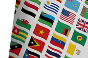 Wavy Flags (232 AI SVG PDF PNG), a Solid Icon by alpercakici (Thumbnail 4 of 5)