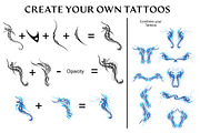 Tattoo Toolkit(Vector, PNG, Brushes), a Brush Add-On by xresch (Thumbnail 2 of 26)