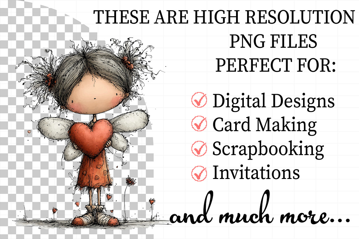 Valentine Fairy Clipart, an Illustration by Daily.Designs (Photo 2 of 5)