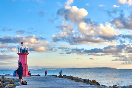 An autumn morning at the lighthouse