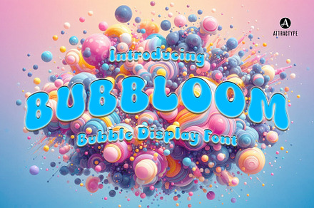 Bubbloom - Cute Bubble Font