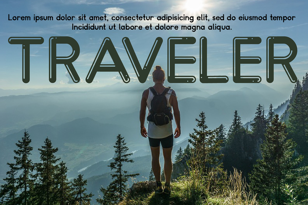 Diving, a Sans Serif Font by da_only_aan