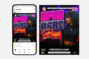 Afro Beats Event Instagram (PSD)