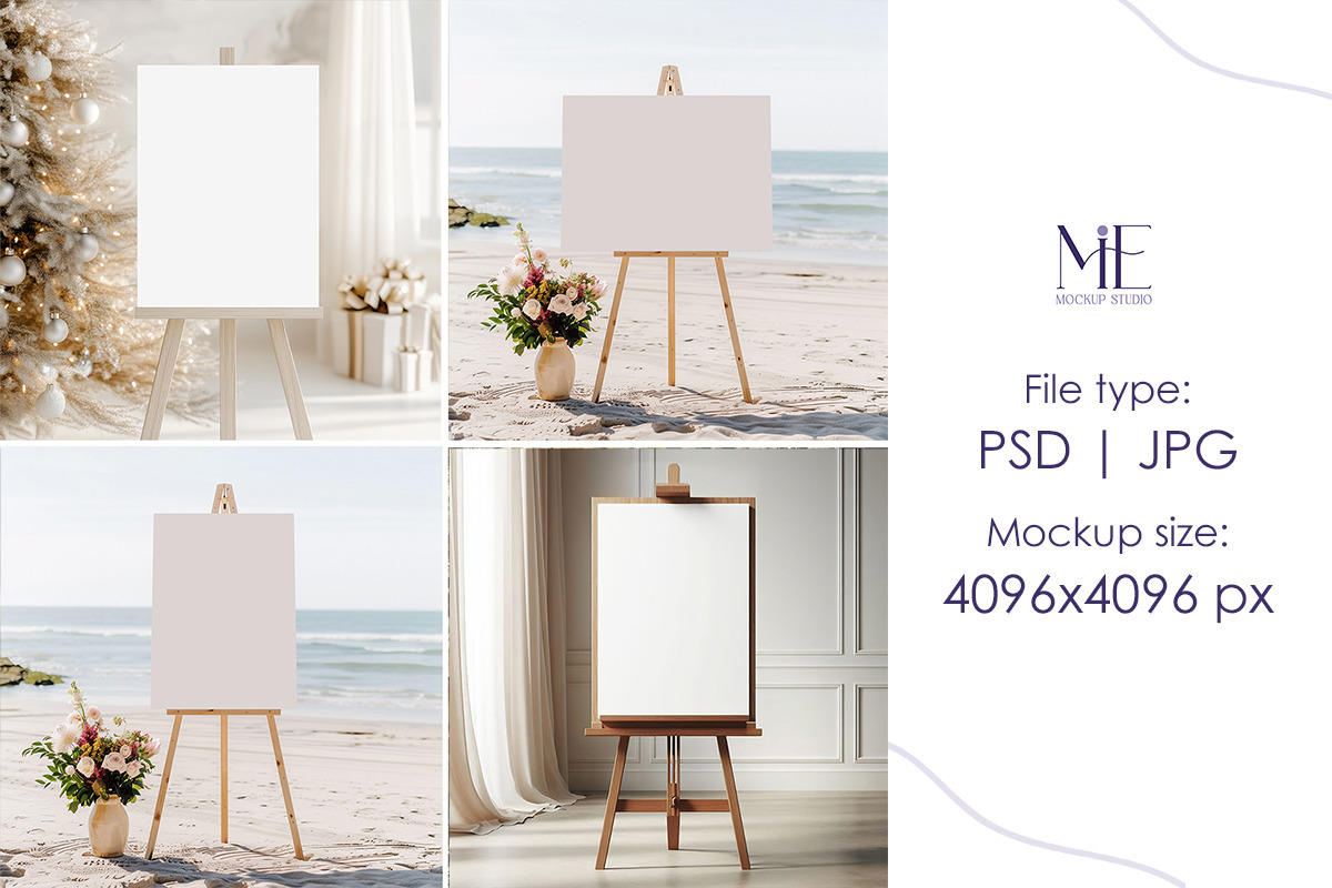 Welcome Sign Mockup Bundle Set 14PSD, a Mockup by Mie Mockup Studio (Photo 2 of 4)
