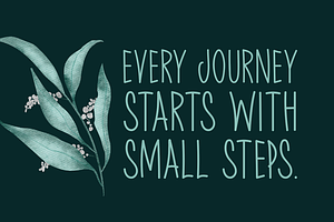 Small Steps Typeface