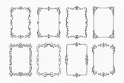 Vintage Frame Bundle, Baroque Border, a Decorative Illustration by Pretty Meerkat (Thumbnail 3 of 7)