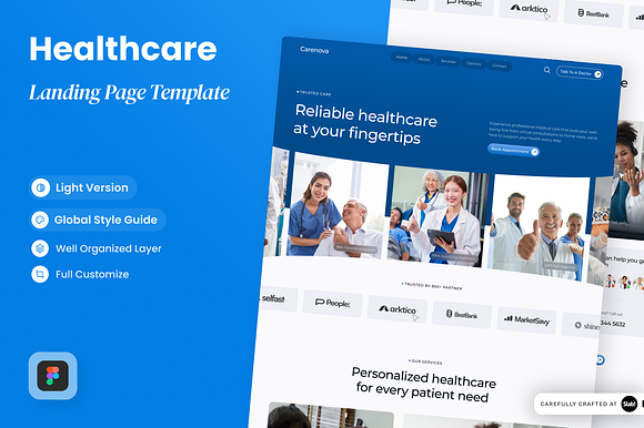 Carenova - Healthcare Landing Pages preview 5