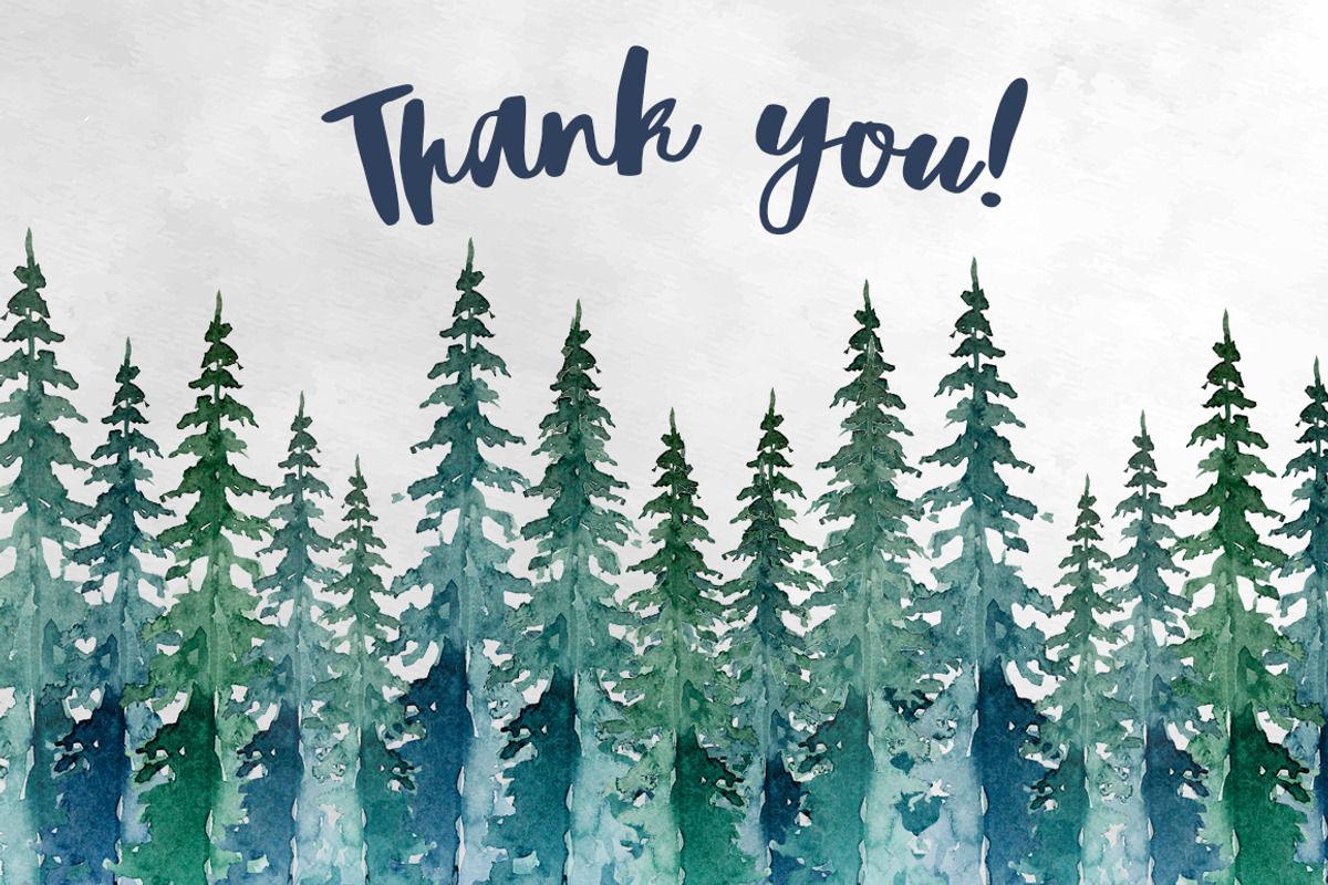 Hand Painted Mountains Clipart, an Illustration by ArtCreationsDesign (Photo 3 of 3)