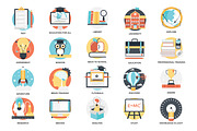175 Flat Education Icons, a Duotone Icon by Prosymbols (Thumbnail 2 of 10)
