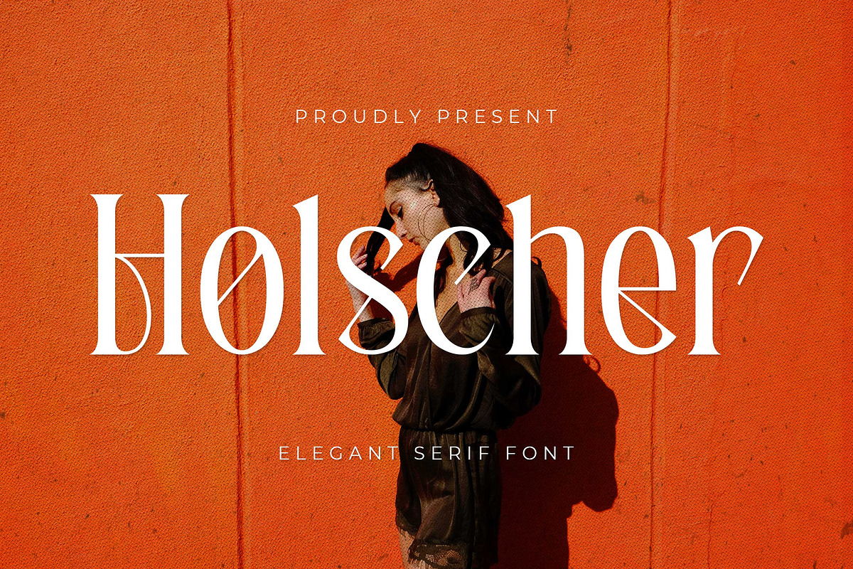 Holscher - Modern Serif Font, a Serif Font by Almeera Std (Photo 1 of 9)
