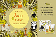 Animals Jungle clipart bundle, an Animal Illustration by WildStrawberry Magic (Thumbnail 1 of 8)