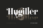 Hugiller - Stylish Serif, a Serif Font by Letterhend Studio (Thumbnail 1 of 9)