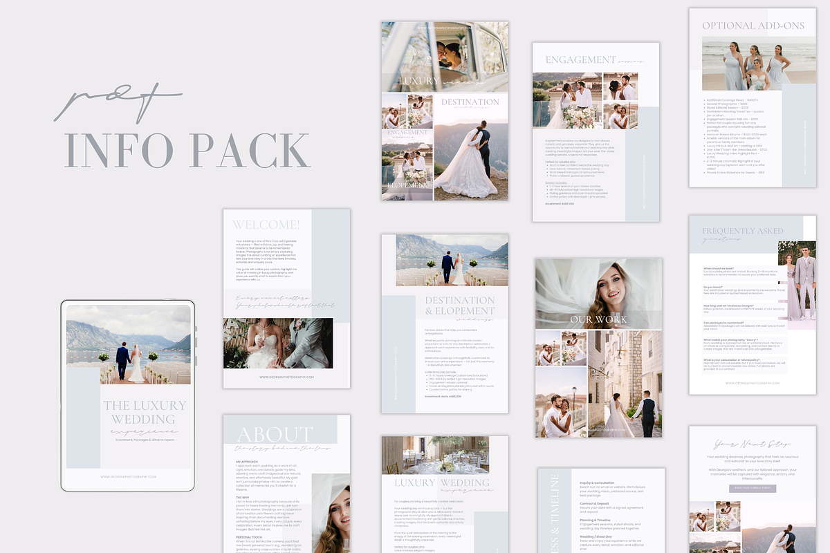 Wedding Photographer Showit Template, an App Template by Styled Web Shop (Photo 16 of 16)