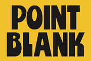 Point Blank - Display Typeface, a Sans Serif Font by HipFonts (Thumbnail 1 of 8)