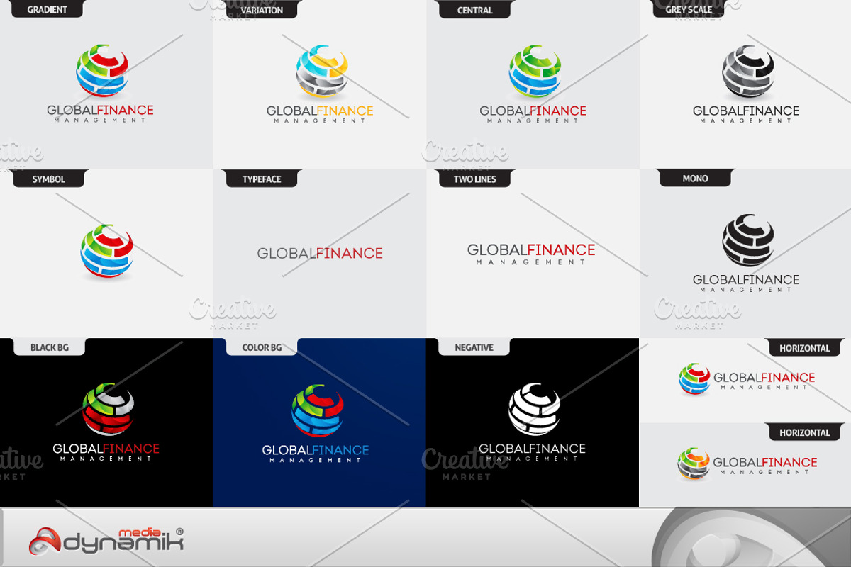 Global Finance - Logo Template, a Branding & Logo Template by DynamikMedia (Photo 5 of 5)
